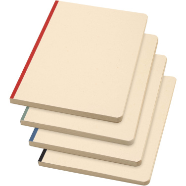 Logo trade promotional gifts image of: Liliana A5 sugarcane and RPET soft cover notebook