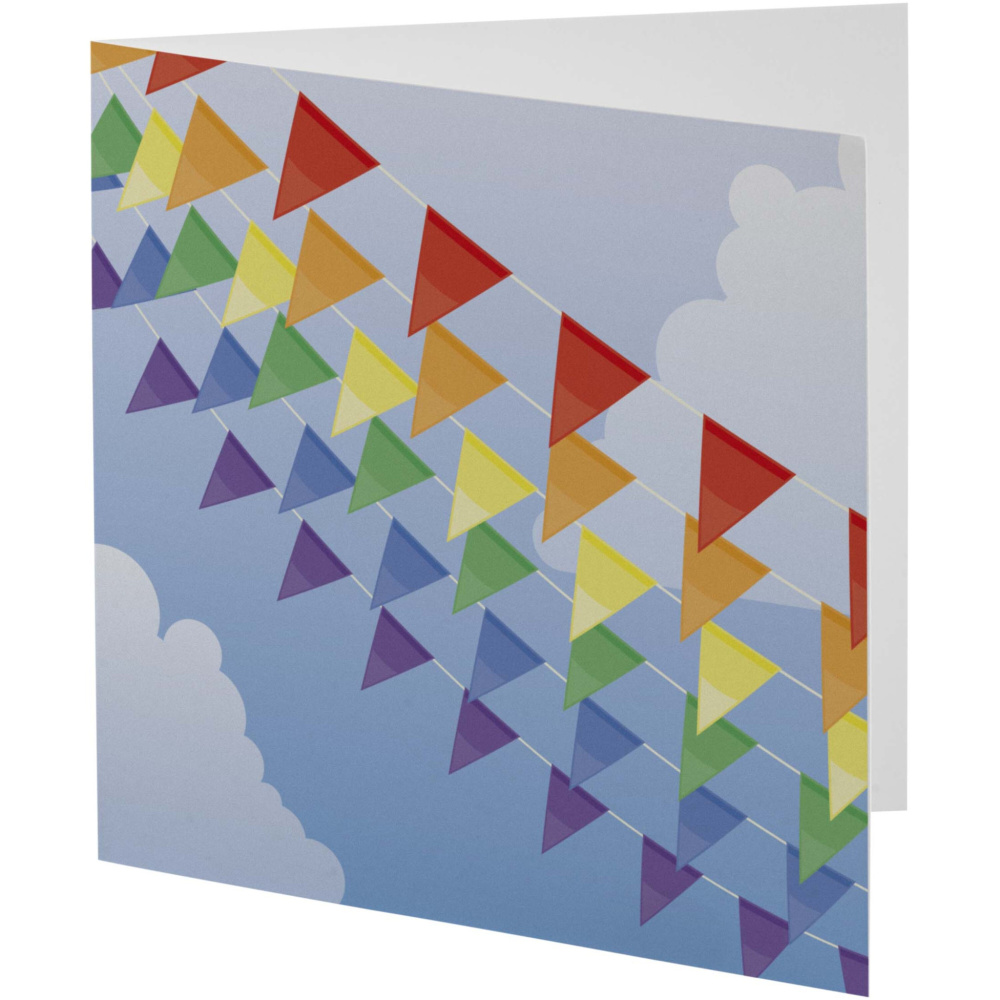 Logo trade promotional gifts picture of: Herald square greeting card