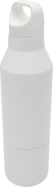 Logo trade advertising product photo of: Odessy 600 ml RCS certified recycled stainless steel insulated bottle with 300 ml cup