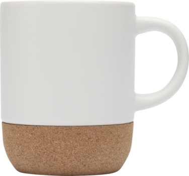 Logo trade promotional gifts image of: Billie 300 ml ceramic sublimation mug with cork details