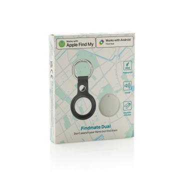 Logo trade promotional items picture of: Findmate Dual RCS recycled plastic item finder IPX 5