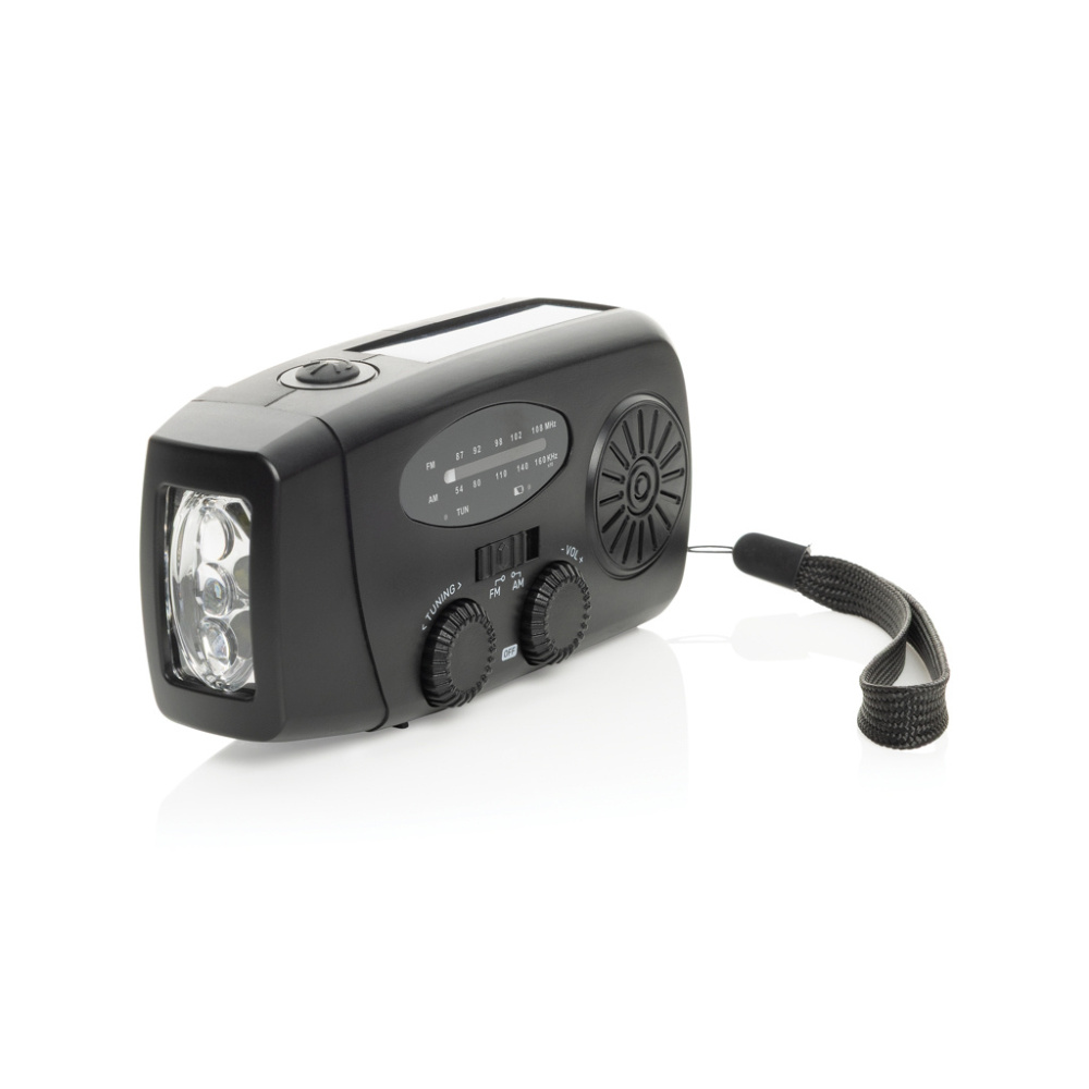 Logotrade promotional giveaway image of: RescueWave RCS recycled plastic emergency radio
