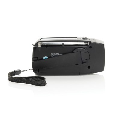 Logo trade promotional products image of: RescueWave RCS recycled plastic emergency radio
