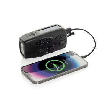 Logo trade promotional giveaways picture of: RescueWave RCS recycled plastic emergency radio