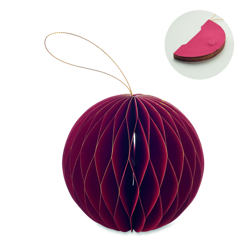 Logotrade corporate gifts photo of: Foldable  XMAS bauble hanger