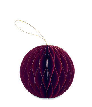 Logo trade promotional giveaways image of: Foldable  XMAS bauble hanger