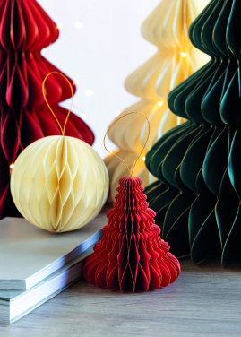 Logotrade advertising products photo of: Christmas paper tree hanger