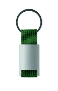 Logo trade business gift photo of: Metal rectangular key ring Espoo