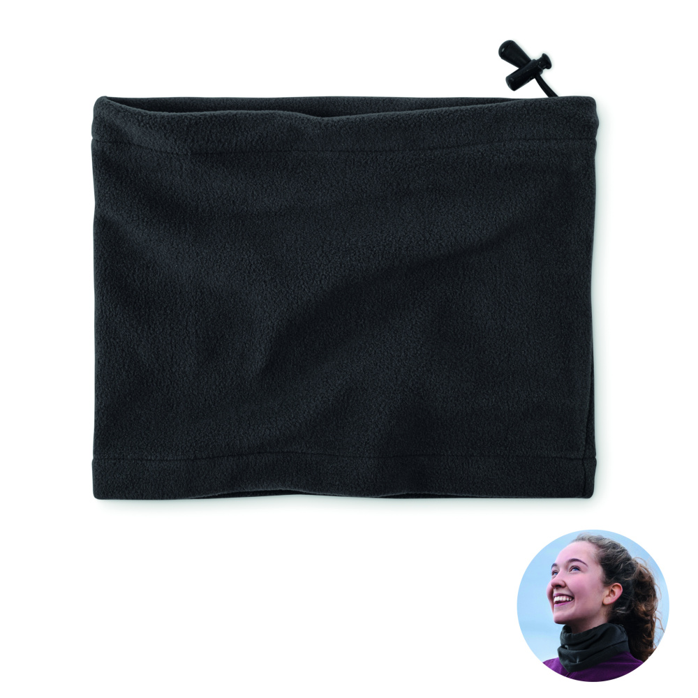 Logo trade business gifts image of: Fleece multiuse beanie