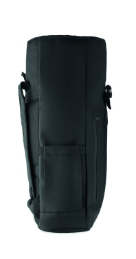 Logotrade promotional gift image of: Rolltop laptop rucksack 600D