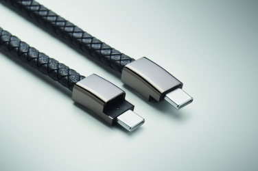 Logotrade promotional item picture of: Braided bracelet cable type-C