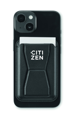 Logo trade business gift photo of: Magnetic PU cardholder