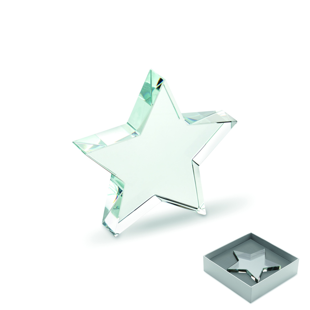Logotrade promotional merchandise photo of: Glass star award