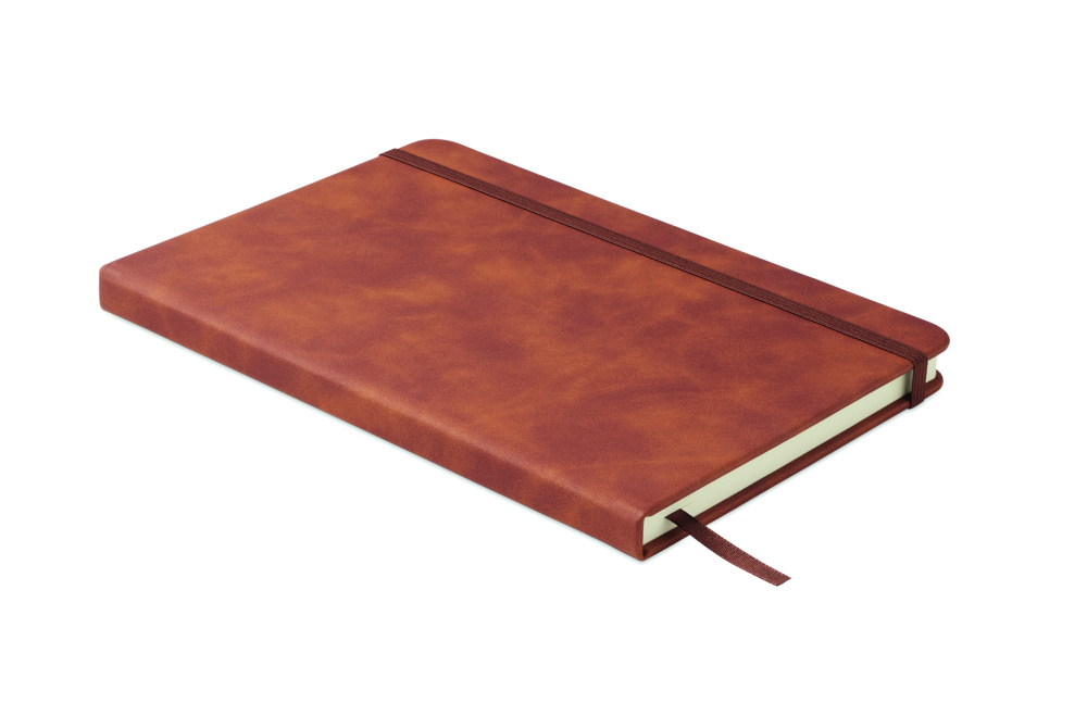 Logotrade promotional product picture of: A5 smokey PU notebook