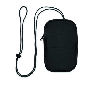 Logo trade business gift photo of: RPET cross body travel pouch