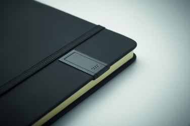 Logo trade corporate gifts picture of: A5 notebook w/ integrated USB