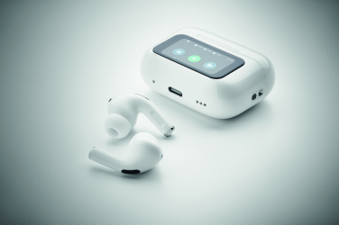 Logo trade promotional giveaways image of: ABS TWS earbuds
