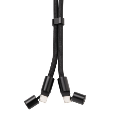 Logo trade promotional products picture of: LoopAmp RCS RPET adjustable phone wrist strap 60W cable