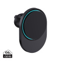PowerCruze RCS rplastic 15W magnetic charging car holder, black