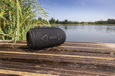 Logotrade promotional gift image of: Prisma RCS recycled plastic IPX 4 waterpoof 16W speaker