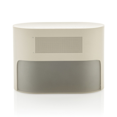 Logo trade promotional products picture of: LumaRise RCS reycled plastic white noise alarm clock