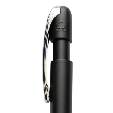 Logo trade promotional gifts picture of: Glide GRS certified R-ABS Metal Clip Pen