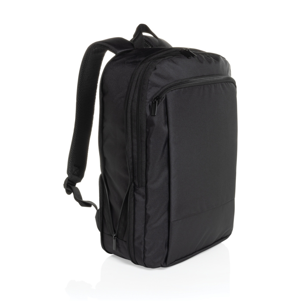 Logotrade promotional product picture of: Flexpack Aware™ RPET Expandable Slim 15.6" Laptop Backpack