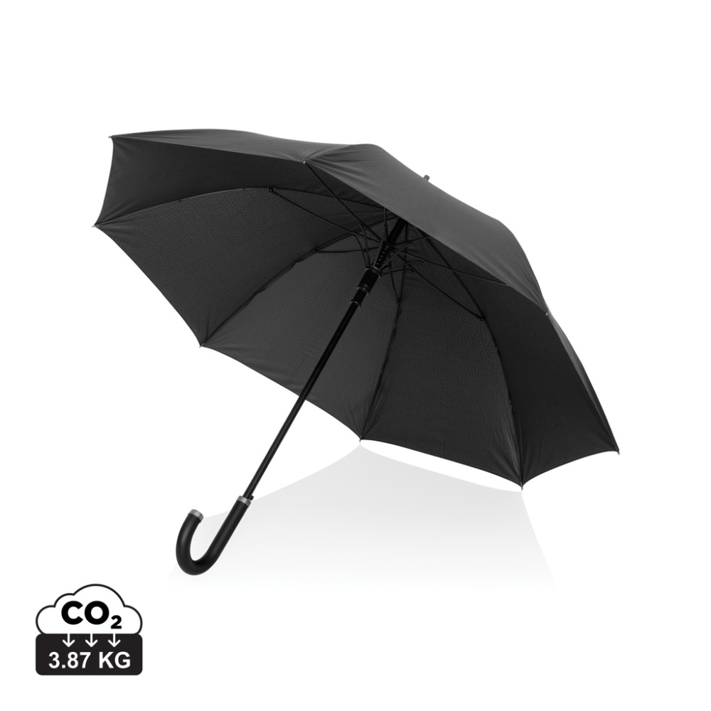 Logotrade promotional giveaway picture of: Swiss Peak Vero Aware™ RPET 25” umbrella w luxe handle