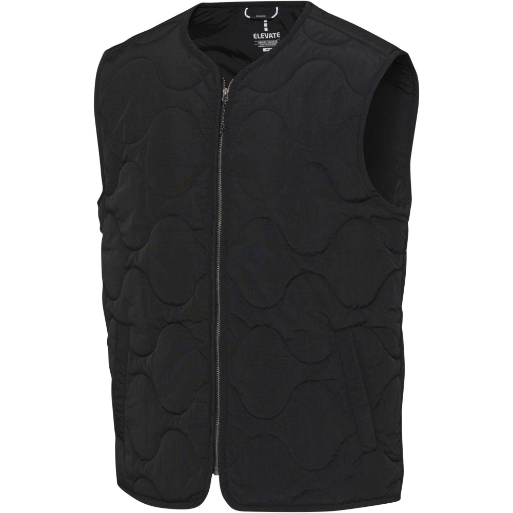 Logo trade promotional merchandise photo of: Quartz GRS recycled unisex quilted bodywarmer
