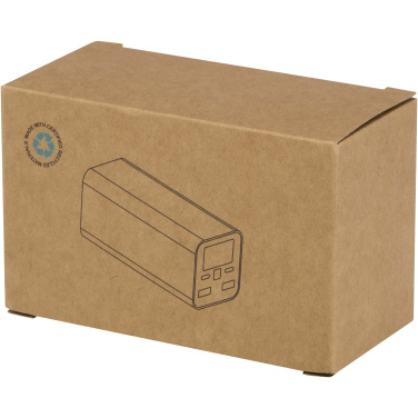 Logo trade promotional products image of: Acamar 20.000 mAh 70W recycled aluminium laptop power bank