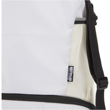 Logo trade promotional gift photo of: Nomad GRS recycled sports drawstring bag with bottom compartment 18L