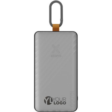 Logo trade promotional merchandise image of: Xtorm XG2S101 Go2 10.000 mAh 15W solar power bank with light