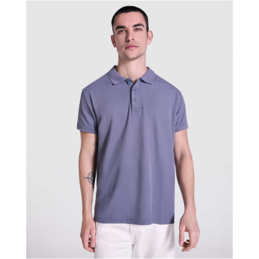 Logo trade promotional merchandise picture of: Cobain short sleeve unisex polo