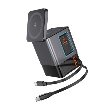 Logo trade promotional products picture of: Urban Vitamin Sacramento 105W GAN charger+retractable cables