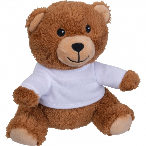 Logo trade promotional gifts image of: Plush teddy bear HELSINKI