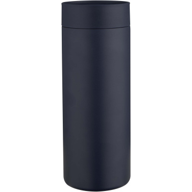 Logo trade promotional products image of: Illuminate 650 ml RCS recycled double wall stainless steel water bottle with 3-piece lid set