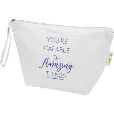 Logotrade promotional giveaways photo of: Odisha 180 g/m² OCS organic large accessory pouch 3L