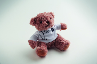 Logo trade promotional giveaway photo of: Teddy bear plush doctor