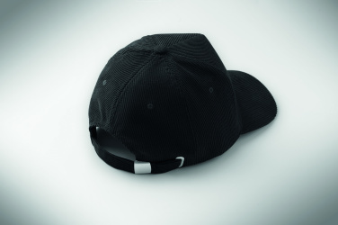 Logo trade advertising products image of: Corduroy 5 panel baseball cap