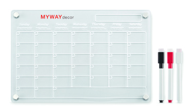 Logotrade promotional merchandise photo of: Magnetic acrylic planner