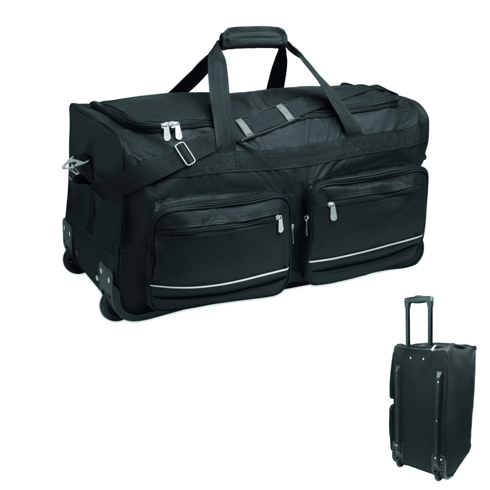 Logotrade business gifts photo of: Duffle bag trolley 600D RPET