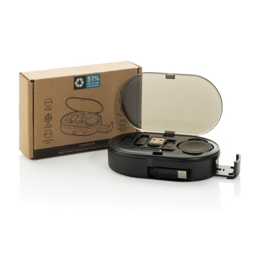 Logotrade promotional item image of: Chargevix RCS rplastic Multi-functional 60W charging set