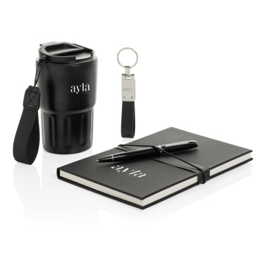 Logotrade business gift image of: Swiss Peak RCS certified deluxe business gift set w/ tumbler