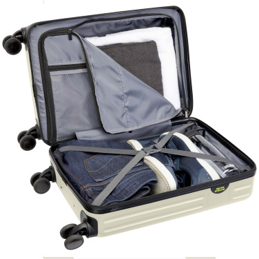 Logo trade business gifts image of: Rover 20" GRS recycled cabin trolley 40L