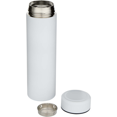 Logo trade promotional products picture of: Taylor 450 ml double wall stainless steel flask with tea strainer