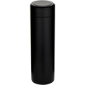 Taylor 450 ml double wall stainless steel flask with tea strainer, Black