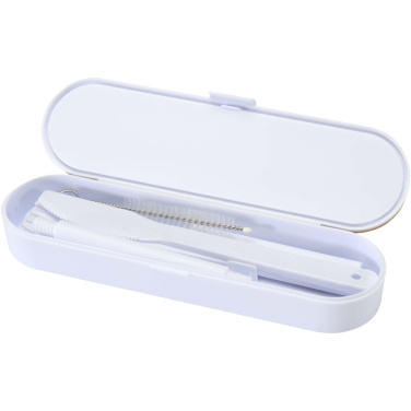Logo trade advertising product photo of: Runa cutlery set with bamboo lid