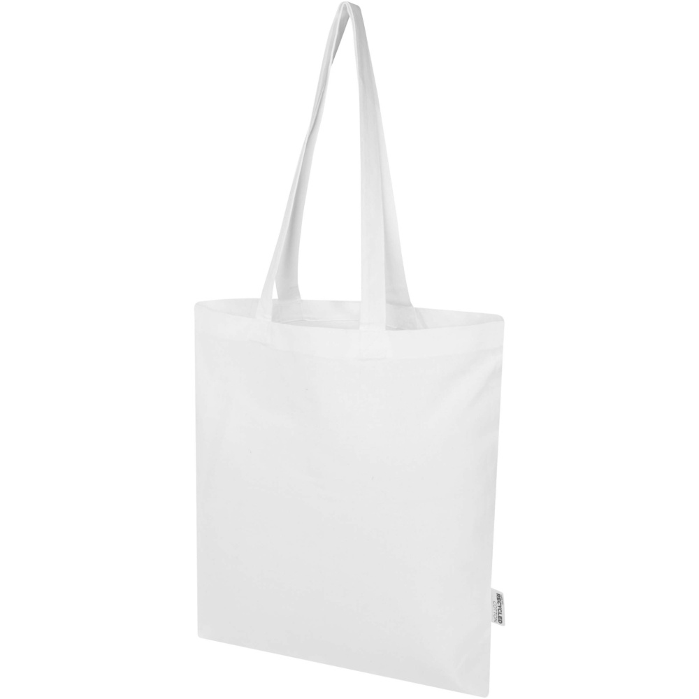 Logo trade advertising products picture of: Peru Blend 180 g/m² GRS recycled cotton tote bag 7L