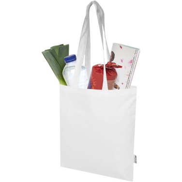 Logotrade promotional gift picture of: Peru Blend 180 g/m² GRS recycled cotton tote bag 7L