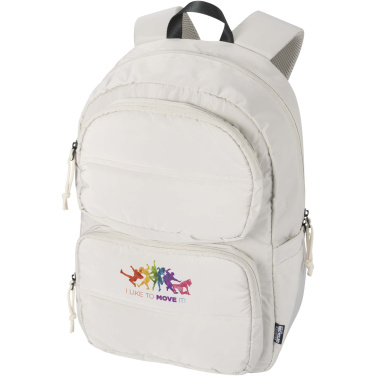 Logotrade promotional items photo of: Puffer 15.6" GRS recycled laptop backpack 18L